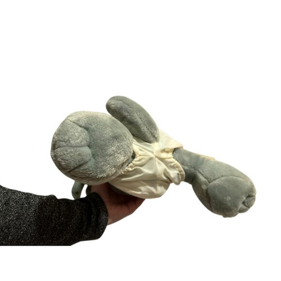 Vintage 1981 Ganzbros Wrinkles Dog Stuffed Puppet Hand Plush Animal Toy Grey 18” - Picture 9 of 9